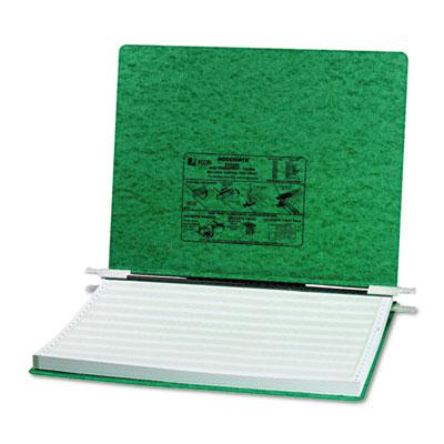 Acco 14 78 x 11 Unburst Sheet Pressboard Hanging Data Binder Dark Green