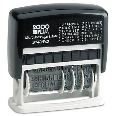 2000 Plus Self Inking Micro Message Dater Black Ink