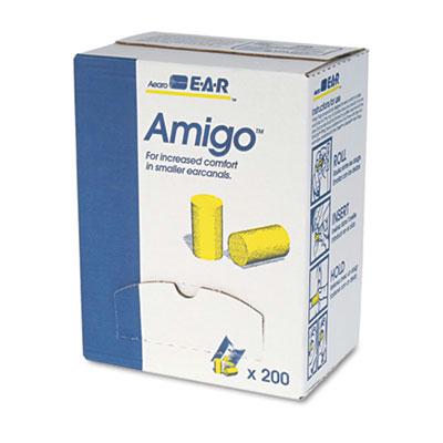 3M EAR Classic Small Cordless PVC Foam Earplugs in Pillow Packs Yellow 200 Pairs