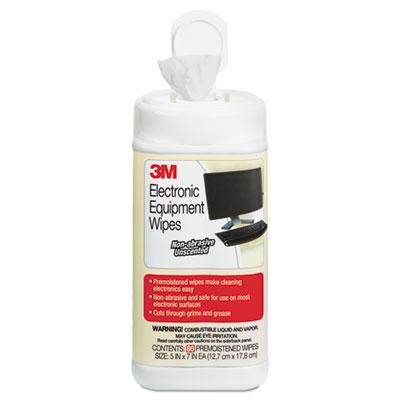 3M Electronic Equipment Cleaning Wipes Can 80 Wipes