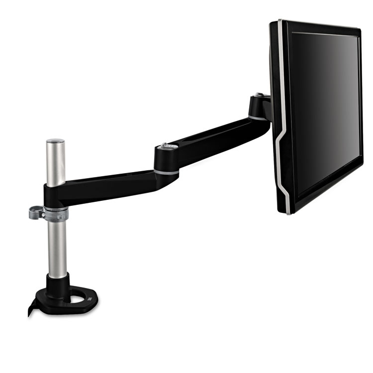 3M Dual Swivel Monitor Arm For Monitors Up To 30 lbs BlackGray