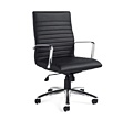 Offices To Go OTG11730B Mid-Back Luxhide Executive Chair